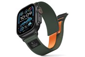 Smartwatch - Tilbehør - Tech-Protect Nylon Elite Strap for Apple Watch 44 / 45 / 46 / 49 mm - Green & Orange - 5906302339969