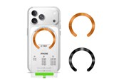 Mobil - Andet Tilbehør - Tech-Protect MMP-210 MagSafe 2-Pack Magnetic Ring - Orange / Black - 5906302352548