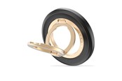 Mobil - Andet Tilbehør - Tech-Protect MMR700 Lamano MagSafe Magnetic Phone Holder - Black & Gold - 5906302353088