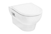 Toiletter, sæder, bideter og reservedele - Hansgrohe GladeLake S hængetoiletskål inkl. sæde SC og QR 540x360mm t/indb.cist hvid - 60309450