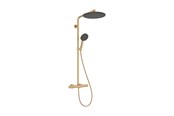 Brus og monteringstilbehør - Hansgrohe Raindance Alive S Puro brusesæt 300 1jet EcoSmart m/termostat børstet bronze PVD - 24593140