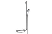 Brus og monteringstilbehør - Hansgrohe Raindance Select S brusersæt 120 3jet EcoSmart/U Comfort højre - 26327000