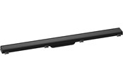 Afløb - Hansgrohe RainDrain Match kappesæt til flise bruseafløb 900 mm med højdejusterbar ramme sort - 56040610