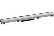 Afløb - Hansgrohe RainDrain Match kappesæt til flise bruseafløb 700 mm med højdejusterbar ramme børstet rust - 56037800