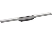 Afløb - Hansgrohe RainDrain Flex kappesæt til flise bruseafløb 700 mm fri mont./kan afkortes børstet rustfri - 56043800