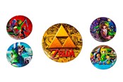 Merchandise - Nintendo - Legend of Zelda Pin Badge 5-Pack - 7393616487475