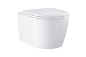 Toiletter, sæder, bideter og reservedele - Grohe Bau Ceramic væghængt toilet inkl. soft close/quick release sæde - 103860SH00