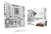 Bundkort - ASRock B850M Challenger WiFi White Bundkort - AMD B850 - AMD AM5 - DDR5 RAM - Micro-ATX - 90-MXBU50-A0UAYZ