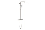 Brus og monteringstilbehør - Grohe Euphoria 310 brusesystem med termostat til væg Supersteel - 26075DC0