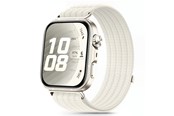 Smartwatch - Tilbehør - Tech-Protect Nylon Strap an Huawei Watch Fit 3 / 4 / 4 Pro / 5 / 5 Pro - White - 5906302323661