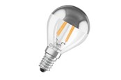 Lyskilder - Osram LED pære krone topforspejlet filament 350lm 4W/827 (31W) E14 - 4099854070037