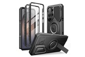 Mobil - Covers & Cases - Tech-Protect Kevlar MagSafe 2-Set Case for Samsung Galaxy S26 Ultra - Black - 5906302340040