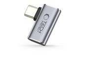 USB kabel - Tech-Protect Ultraboost AA01 USB-C Angle Adapter - Grey - 5906302360284