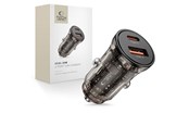Mobil - Adaptere & Opladere - Tech-Protect CC01 Car Charger 30W 2-Ports USB-A / USB-C - Black - 5906302361311