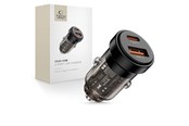 Mobil - Adaptere & Opladere - Tech-Protect CC03 45W Car Charger 2-Ports USB-A / USB-C - Black - 5906302361656