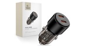 Mobil - Adaptere & Opladere - Tech-Protect Car Charger CC03 2-Ports PD100W - Black - 5906302361687