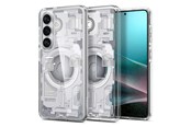 Mobil - Covers & Cases - Spigen Ultra Hybrid Mag MagSafe Case for Samsung Galaxy S26+ Zero One - Clear and White - 29375-0