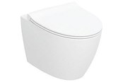 Toiletter, sæder, bideter og reservedele - Ifö Spira Art sæt væghængt toilet TurboFlush m/toiletsæde hvid - 503.149.00.1