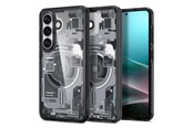 Mobil - Covers & Cases - Spigen Ultra Hybrid Mag MagSafe Case for Samsung Galaxy S26 Zero One - Clear Black - 29403-0