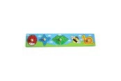 Trælegetøj - Primi Passi - Large Wooden Studded Board Animals in the Garden - PP1053