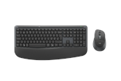 Tastatur - Logitech Signature Comfort Plus Combo MK880 for Business (Graphite) - Tastatur & Mus sæt - Nordisk - Grå - 920-014054