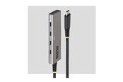 USB hub - StarTech.com Startech - hub - 4-port 10 Gbps 100 W PD charging overcurrent protection PCR aluminium - 4 ports USB hub - USB 3.2 - 4 ports - Grå - 309B-USBC-HUB