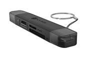 Hukommelseskort - adapter og kortlæser - ICY BOX IB-CR203-CU3 - card reader - USB 3.2 Gen 1 / USB-C / USB-A - IB-CR203-CU3