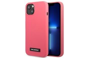 Mobil - Covers & Cases - Karl Lagerfeld Silicone Plaque Case for iPhone 13 mini - Fuchsia - 3666339048808