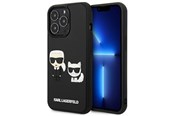 Mobil - Covers & Cases - Karl Lagerfeld KLHCP13L3DRKCK iPhone 13 Pro / 13 6.1" black/black hardcase Karl&Choupette Ikonik 3D - 3666339049621