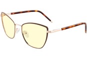 Computer briller - Gunnar (Kista) Erika - Coffee Gold - Amber - ERI-02901