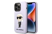 Mobil - Covers & Cases - Karl Lagerfeld KLHCP14XSNIKBCU iPhone 14 Pro Max 6.7" hardcase purple/purple Silicone Ikonik - 3666339086671