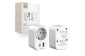 Mobil - Adaptere & Opladere - Tech-Protect TA100 US Adapter - White - 5906302368532