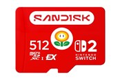 Hukommelseskort - SANDISK - for Nintendo Switch 2 - flash memory card - 512 GB - microSDXC Express - SDSQXFN-512G-GR6ZN