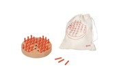 Brætspil - Goki Wooden Solitaire Game in Cotton Storage Bag - 56293
