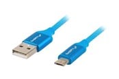 USB kabel - Lanberg - USB cable - USB to Micro-USB Type B - 1.8 m - CA-USBM-20CU-0018-BL