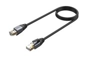 Netværkskabel - Unitek network cable - 1 m - black - Sort - 1m - C18149AGY03-1M