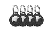 Mobil - Covers & Cases - Tech-Protect Rough 4-pack Case for Apple AirTag 1/2 - Black - 5906302368938