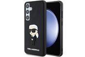 Mobil - Covers & Cases - Karl Lagerfeld 3D Rubber Ikonik case for Samsung Galaxy S24+ - black - 3666339242008