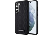 Mobil - Covers & Cases - Karl Lagerfeld Saffiano Mono Metal Logo case for Samsung Galaxy S24 - black - 3666339246969