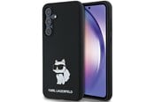 Mobil - Covers & Cases - Karl Lagerfeld Silicone Choupette case for Samsung Galaxy A35 - black - 3666339259549