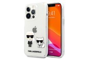 Mobil - Covers & Cases - Karl Lagerfeld Transparent Karl & Choupette Case for iPhone 13 Pro / 13 - Transparent - 3666339027391