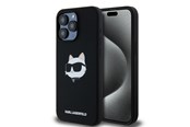 Mobil - Covers & Cases - Karl Lagerfeld Silicone Choupette Head MagSafe case for iPhone 15 Pro - black - 3666339257286