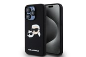 Mobil - Covers & Cases - Karl Lagerfeld Silicone Karl&Choupette MagSafe case for iPhone 15 Pro Max - black - 3666339256739