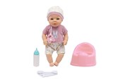 Dukker & Tilbehør - Happy Friend Ciara New Born 40cm drink & wet plays - 504261