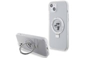 Mobil - Covers & Cases - Karl Lagerfeld KLHMP15MHMRSKCH iPhone 15 Plus / 14 Plus 6.7" white/white hardcase Ring Stand Karl&Choupette MagSafe - 3666339168889