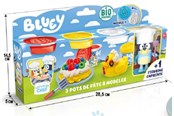Kreativt Legetøj - Bluey 3 Dough pots and Stamp Figurine - 266006