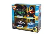 Legetøjsbil - Monster Jam Mechanix 1:43 Build N ReBuild 4 pk - 5004554