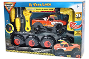 Legetøjsbil - Monster Jam Mechanix 1:18 Build N ReBuild El Toro - 5004586