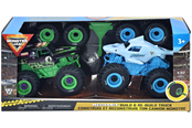 Legetøjsbil - Monster Jam Mechanix 1:32 Build N Re-Build 2 pk GD - 5004598