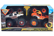 Legetøjsbil - Monster Jam Mechanix 1:32 Build N Re-Build 2 pk ET - 5004600